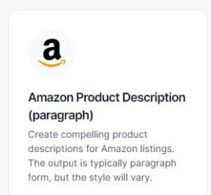 Amazon Product Description